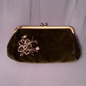 Express - Black Velvet Clutch